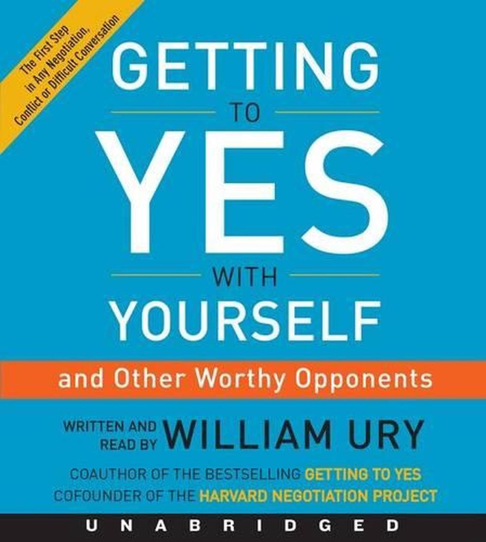 Getting to Yes With Yourself Unabridged CD, 9780062372338