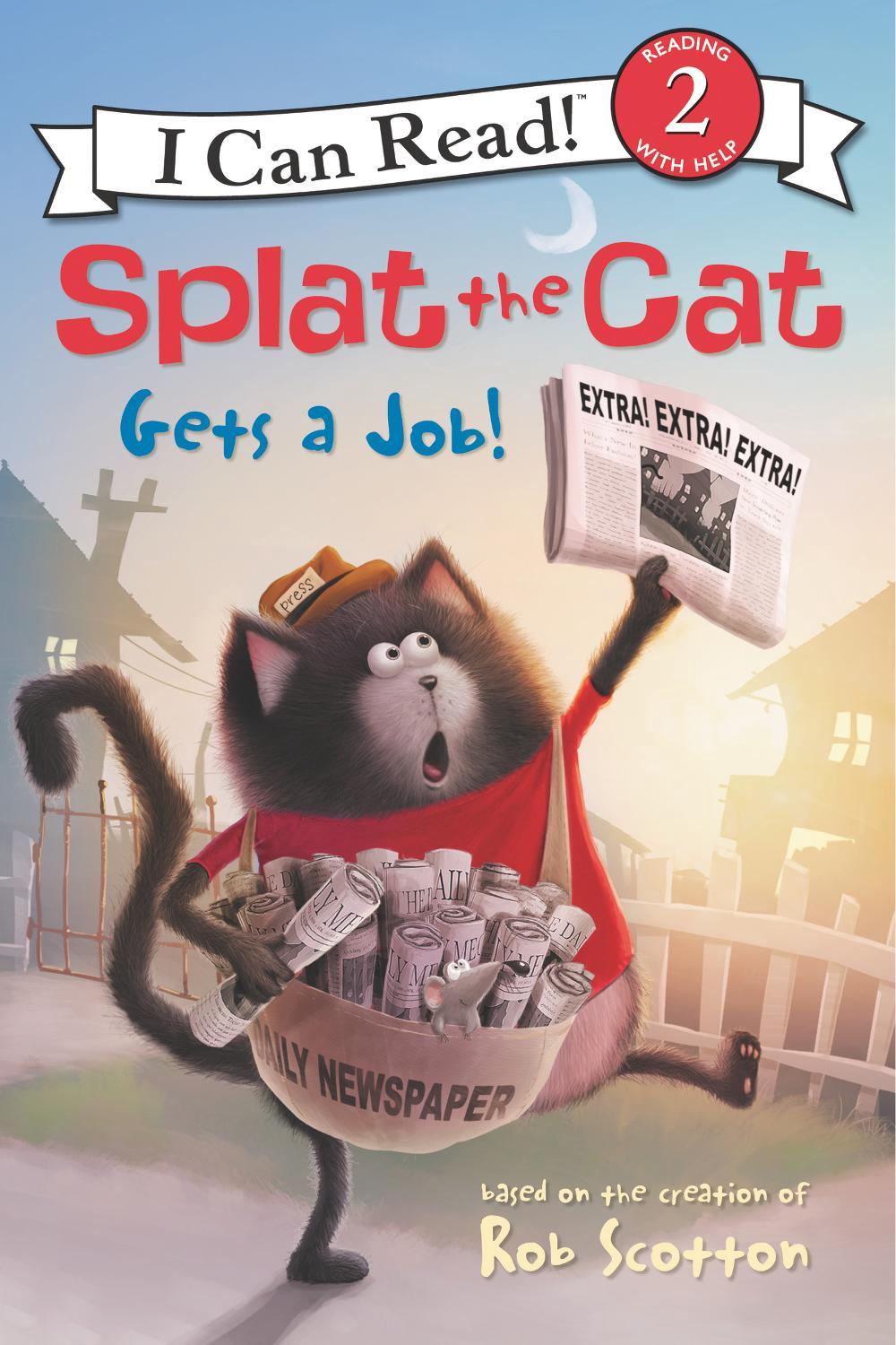 Splat the Cat Gets a Job!, 9780062697059
