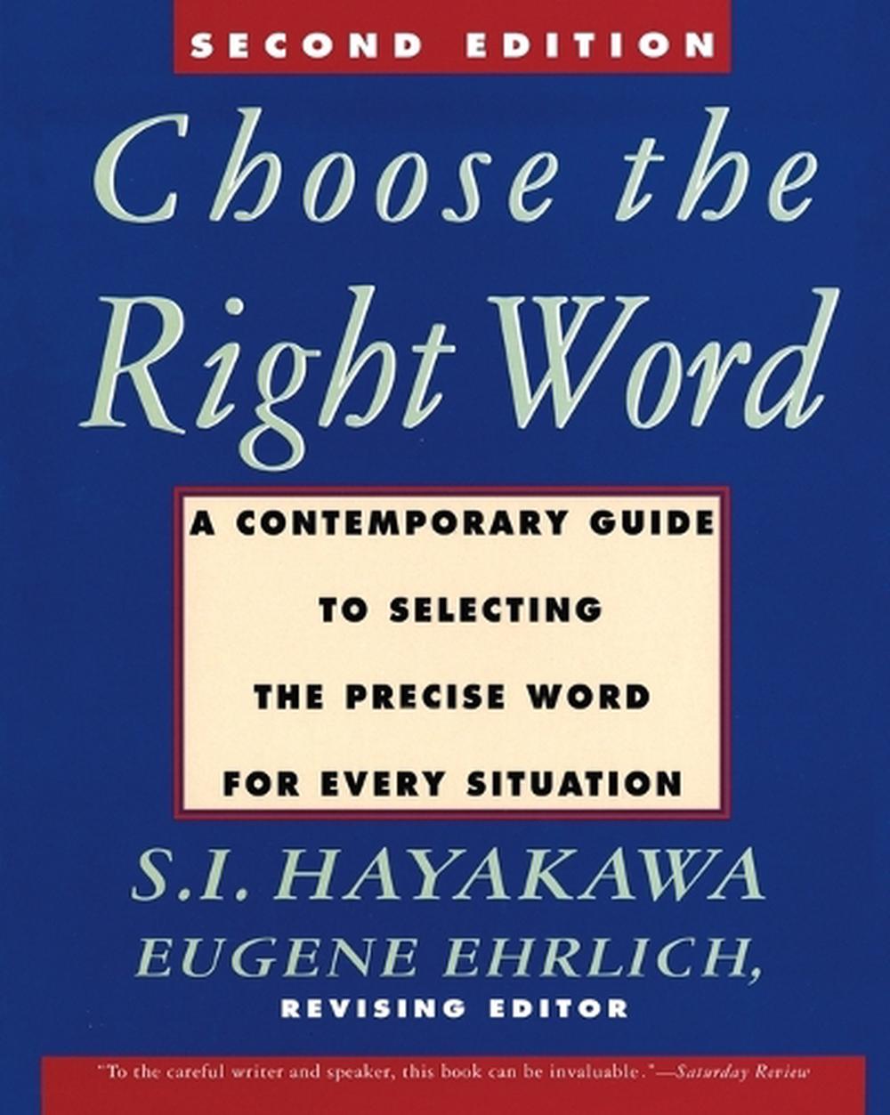 Choose The Right Word, 9780062731319
