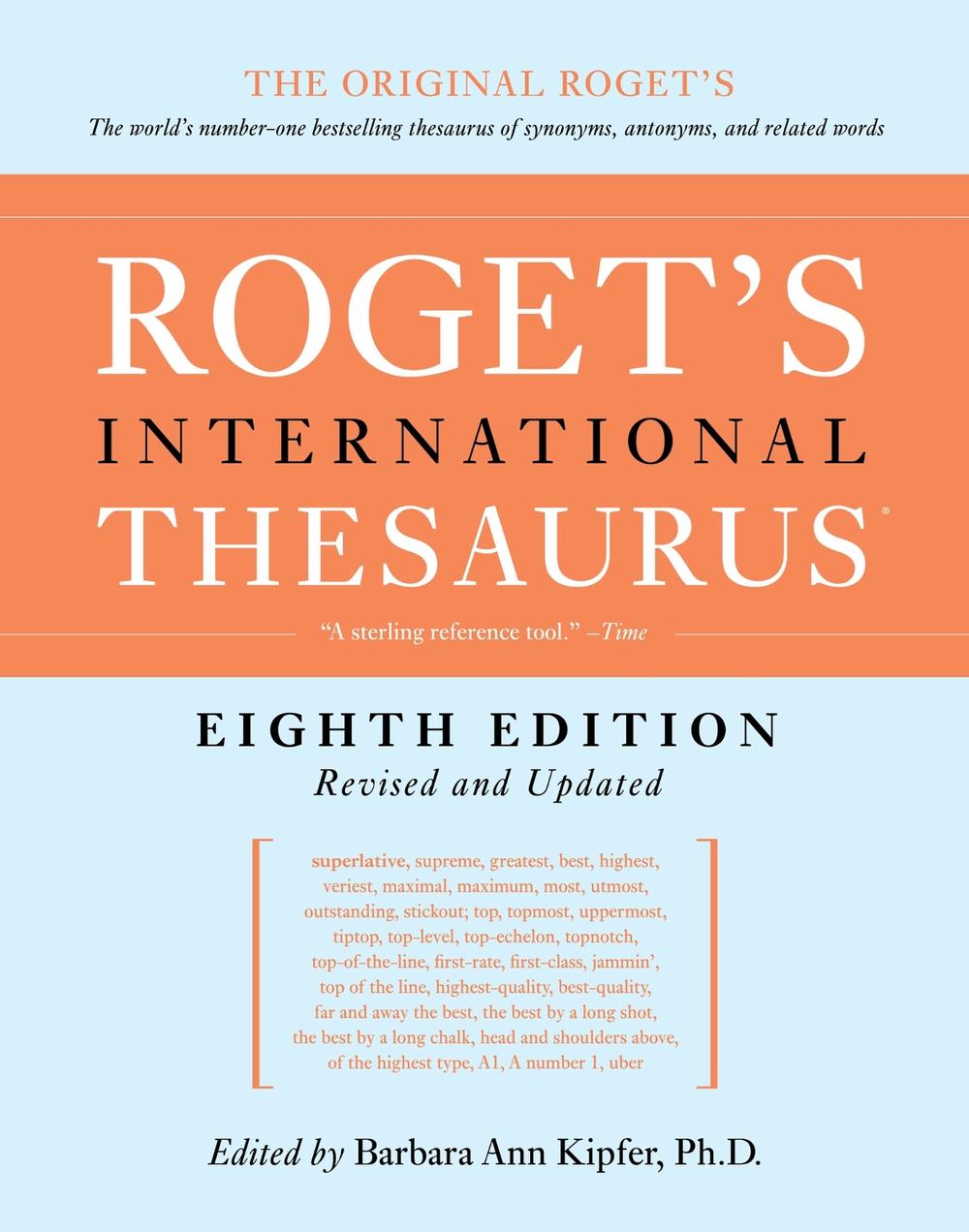 Roget's International Thesaurus, 8th Edition, 9780062843722