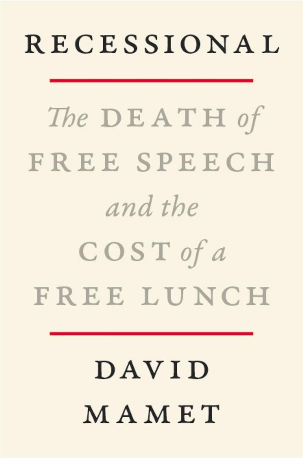 Recessional by David Mamet - ISBN: 9780063158993