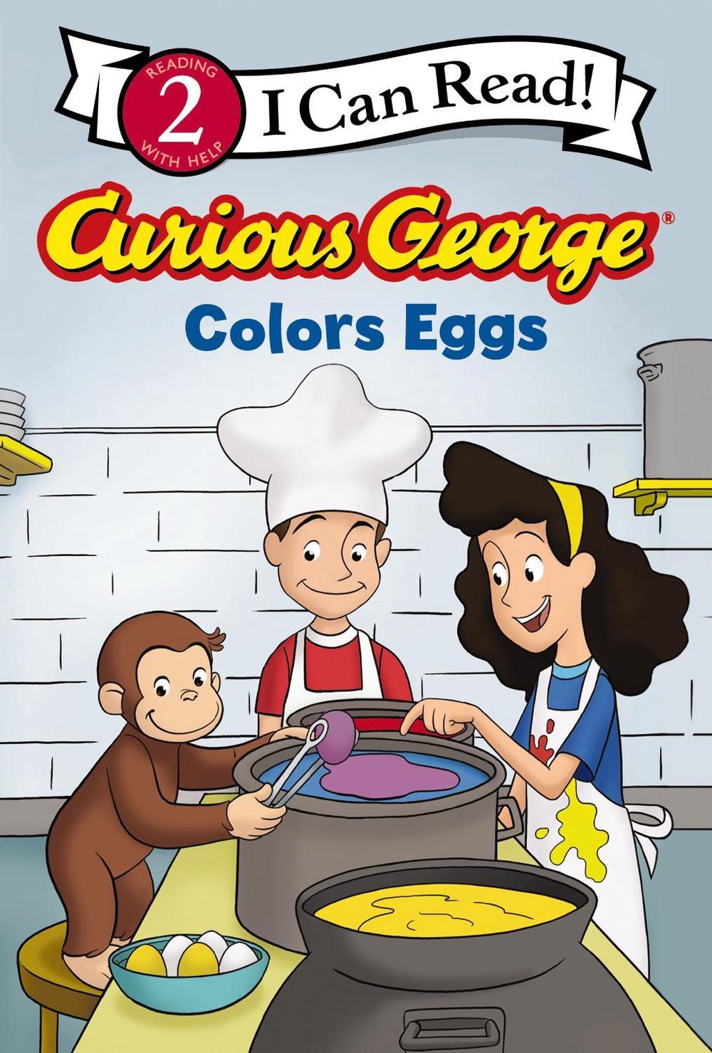 Curious George Colors Eggs, 9780063325326