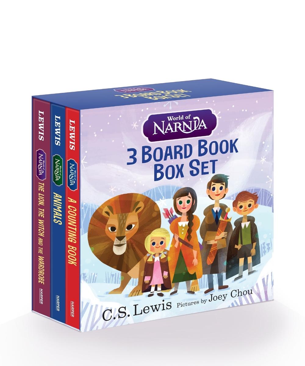 World of Narnia: 3 Board Book Box Set, 9780063446298