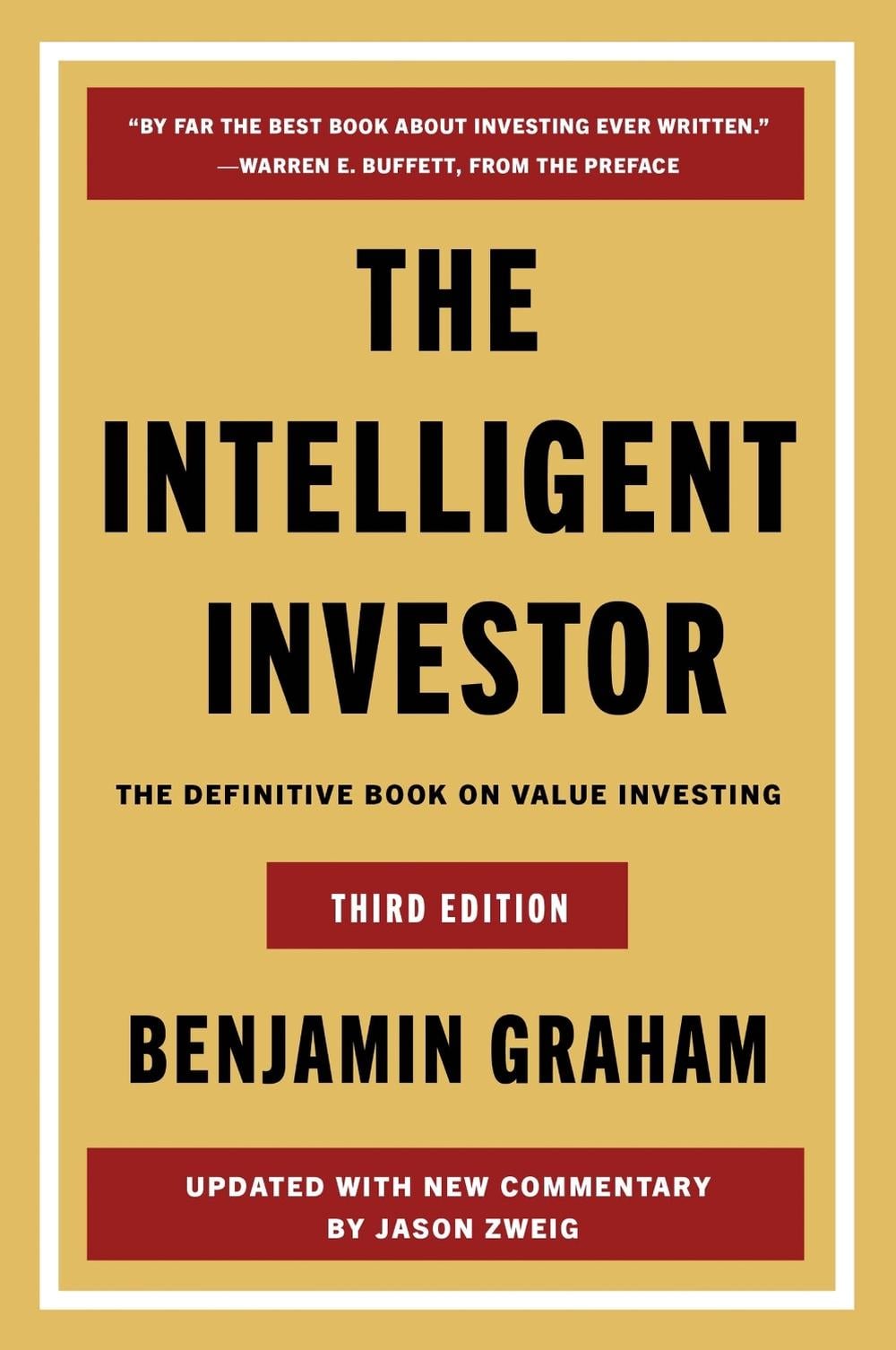 The Intelligent Investor Third Edition by Benjamin Graham - ISBN: 9780063497474