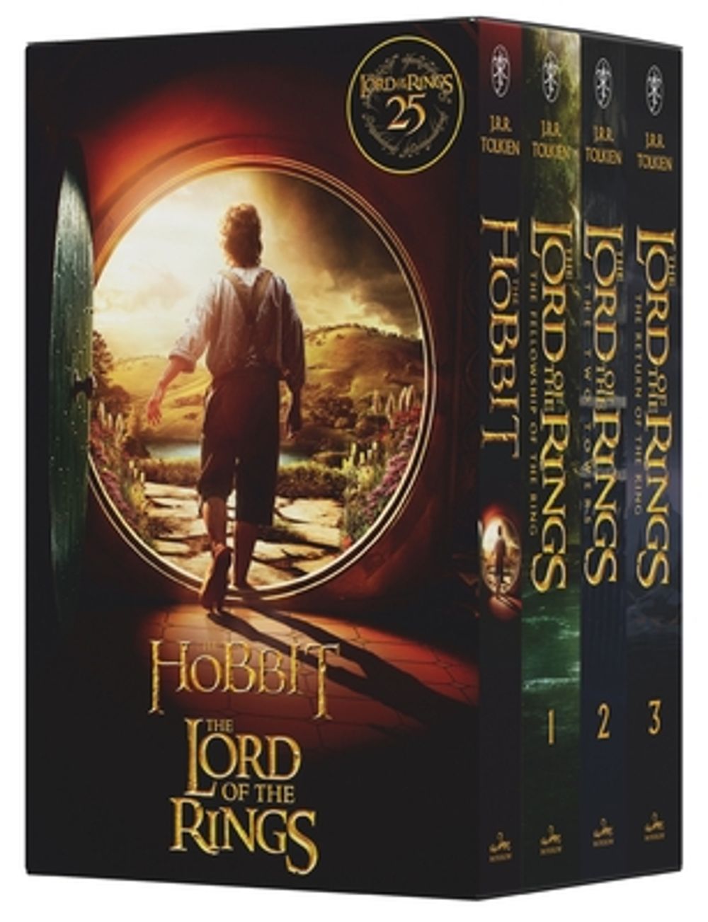 The Hobbit and the Lord of the Rings Boxed Set 25th Anniversary [Movie Tie-In] by J.R.R. Tolkien - ISBN: 9780063566217
