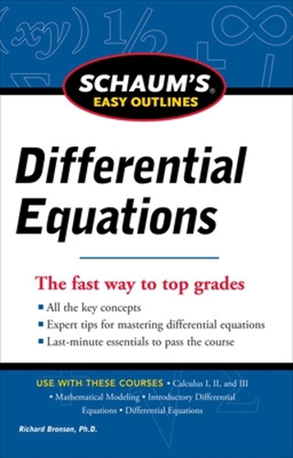 Schaum's Easy Outline of Differential Equations, Revised Edition, Revised edition Edition, 9780071779814