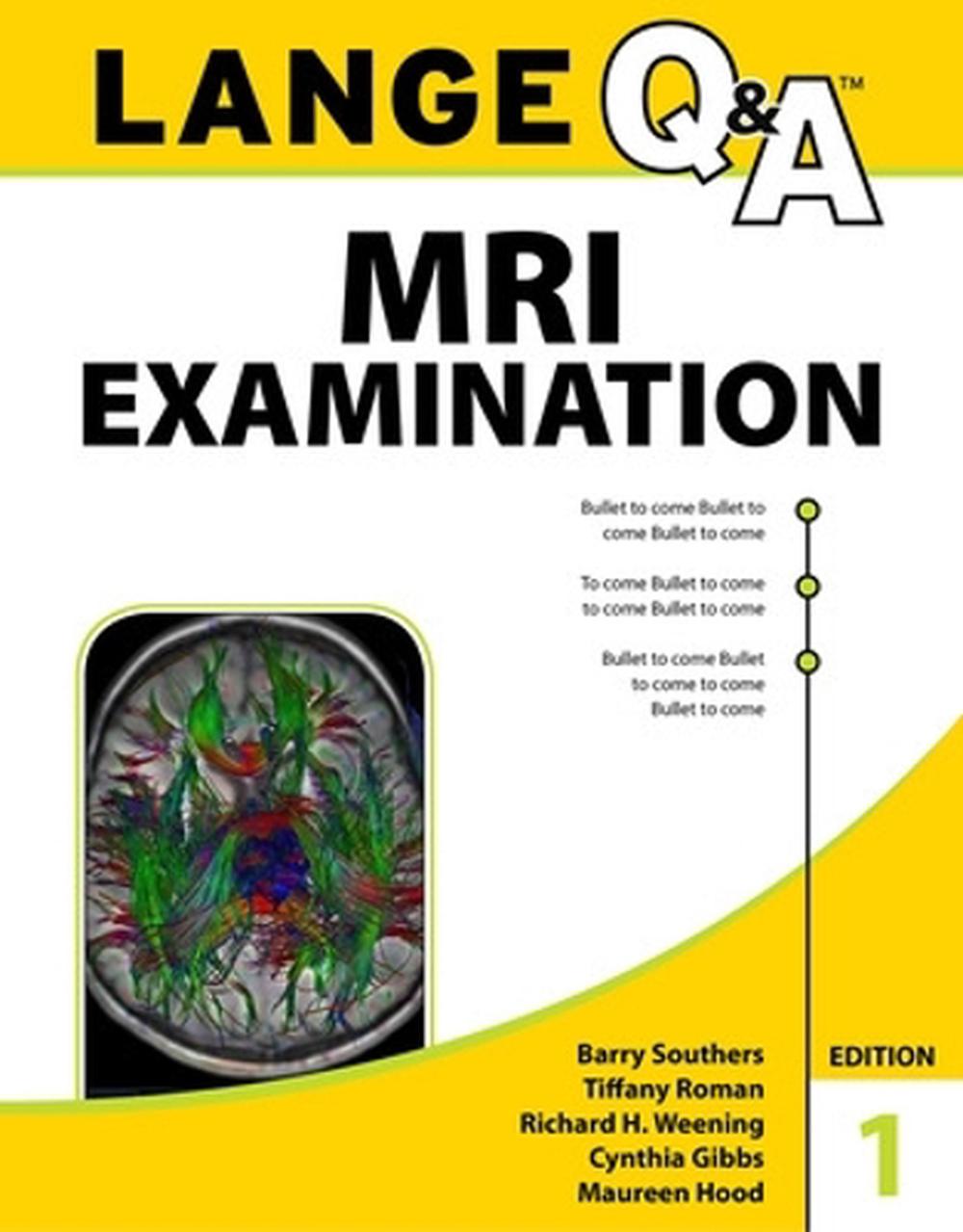 Lange Q&A MRI Examination, First Edition, 9780071843690