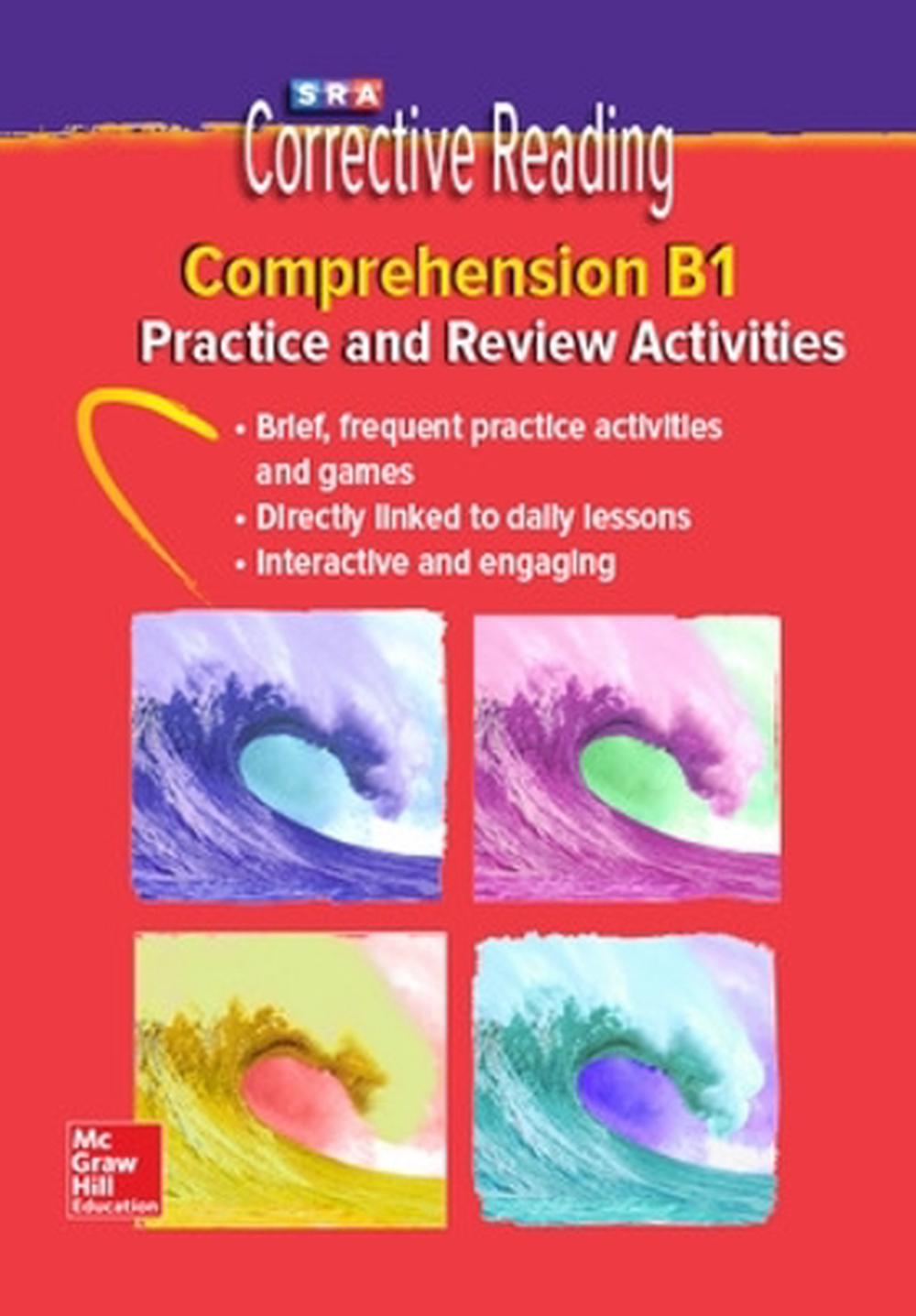 Corrective reading comprehension level b1 student practice cd package