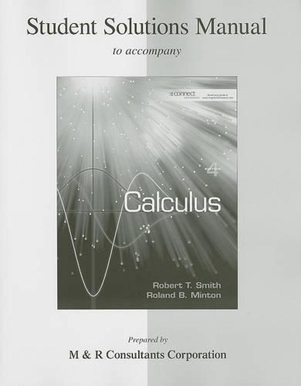 Student Solutions Manual for Calculus, 9780077256968