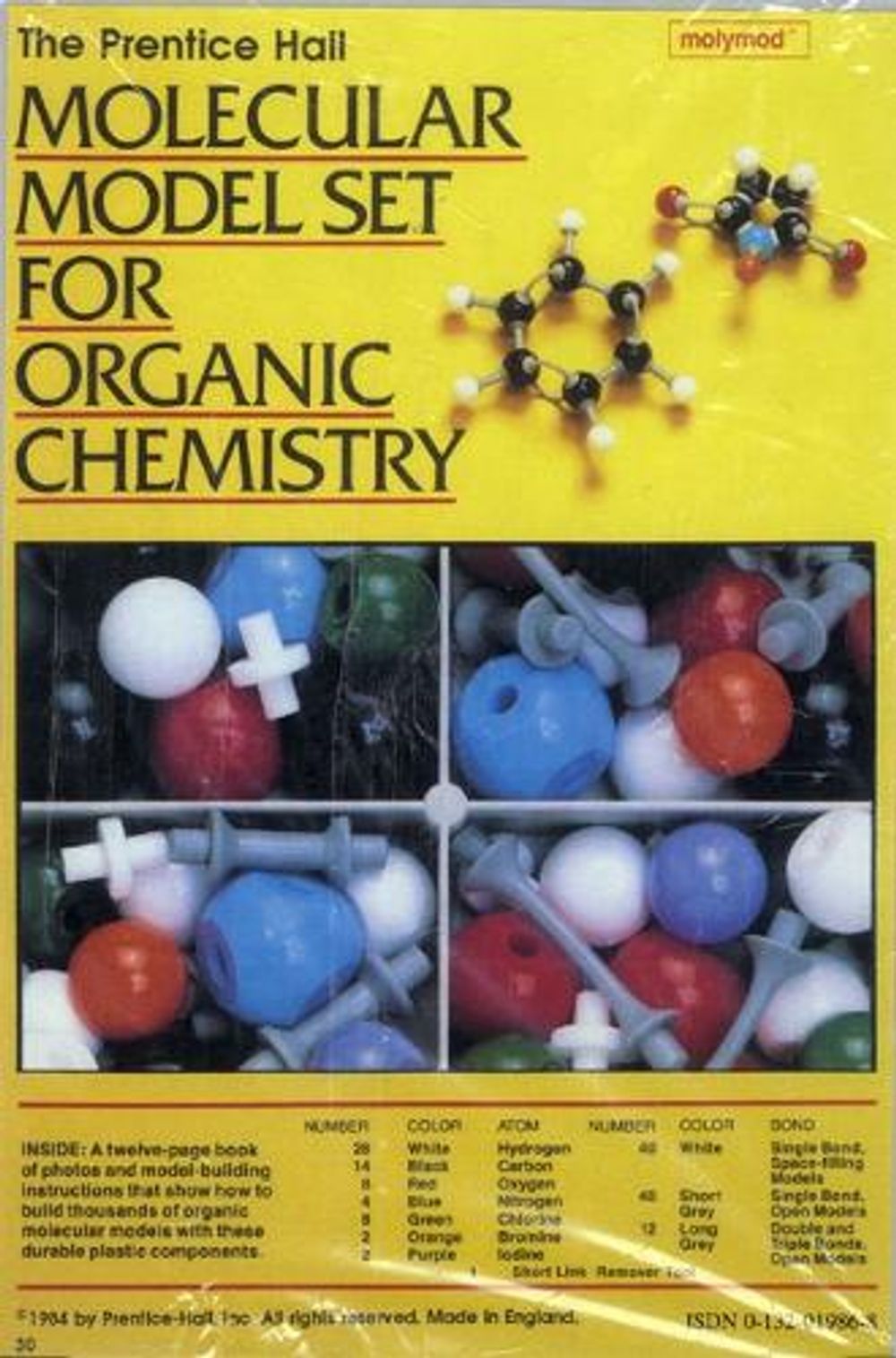 Molecular Model Set for Organic Chemistry, 1 Edition by NONE - ISBN: 9780132019866