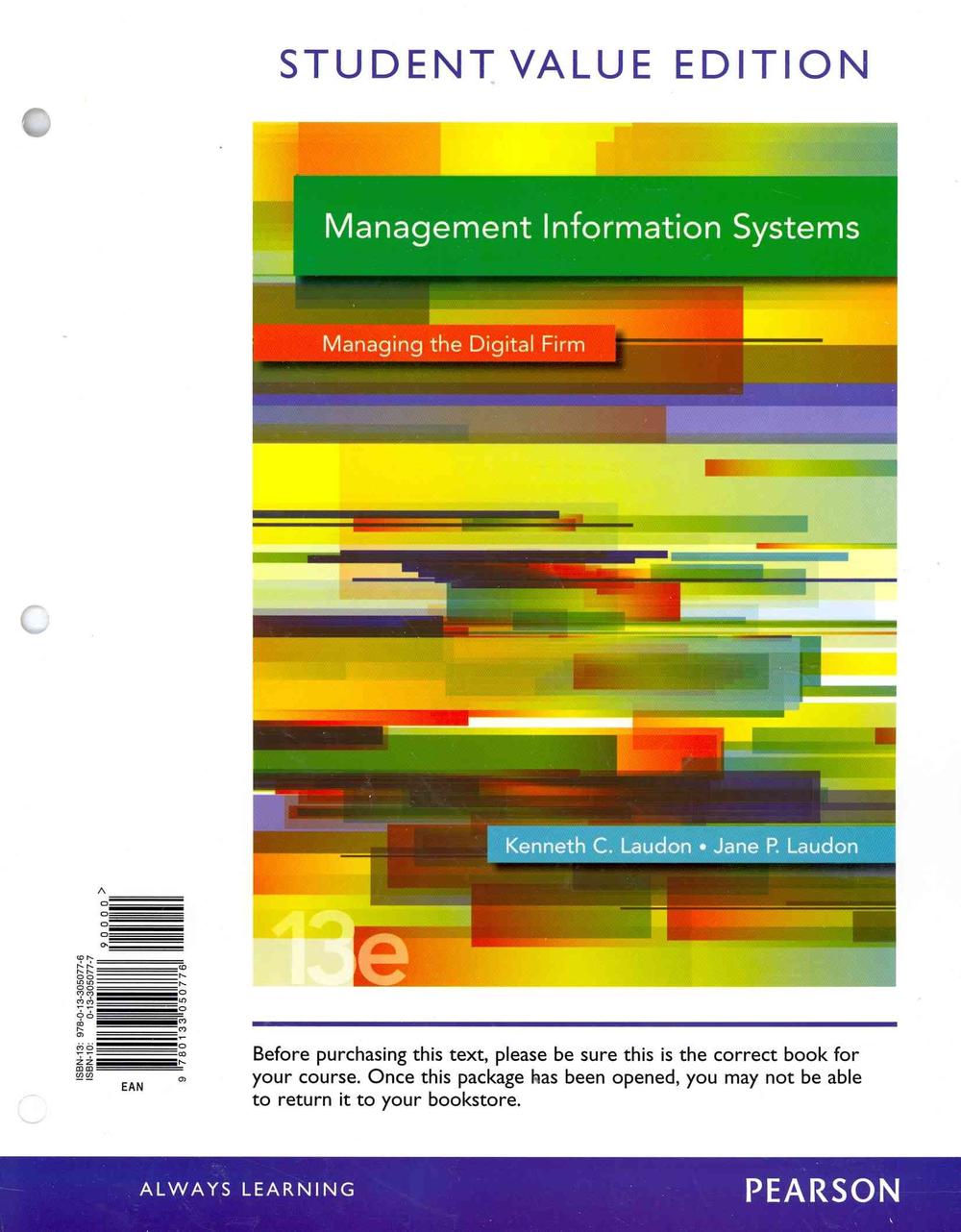 Management Information Systems Student Value Edition Plus - 