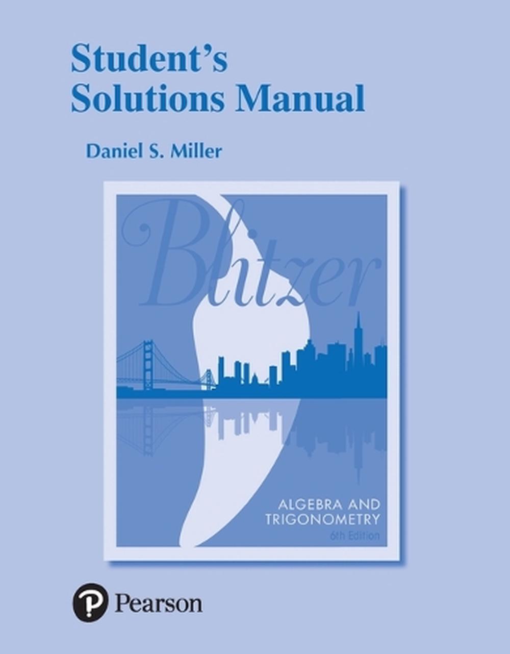 Student's Solutions Manual for Algebra and Trigonometry, 9780134468938