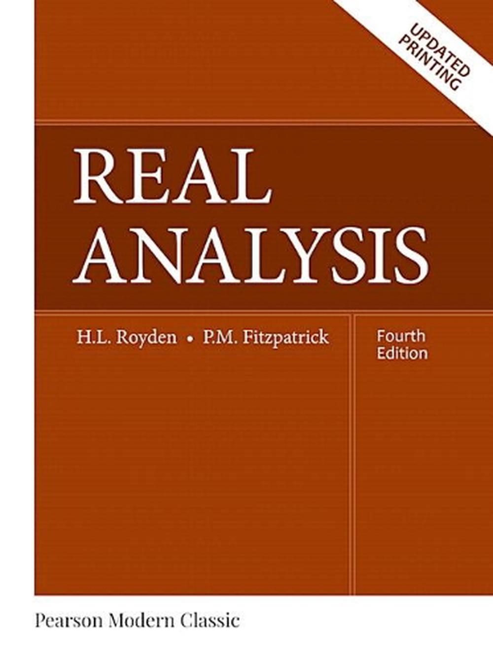 Real Analysis (Classic Version), 9780134689494