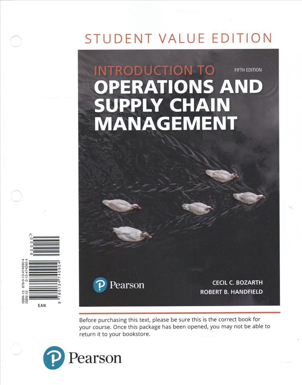 Introduction To Operations And Supply Chain Management, Student Value ...