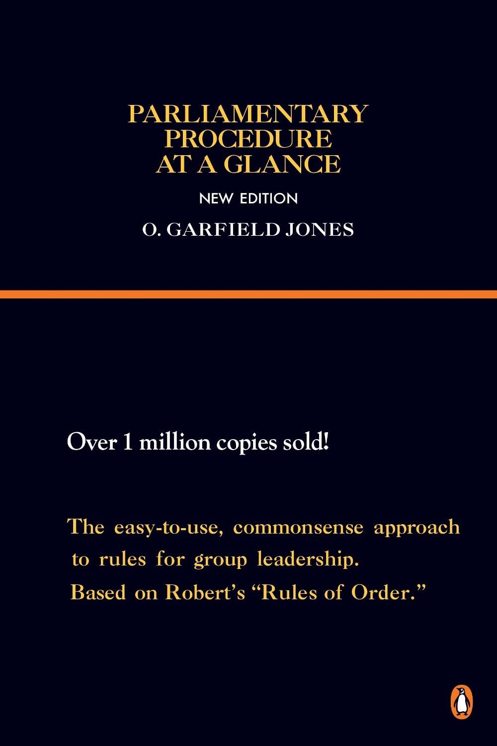 Parliamentary Procedure at a Glance by O. Garfield Jones - ISBN: 9780140153286