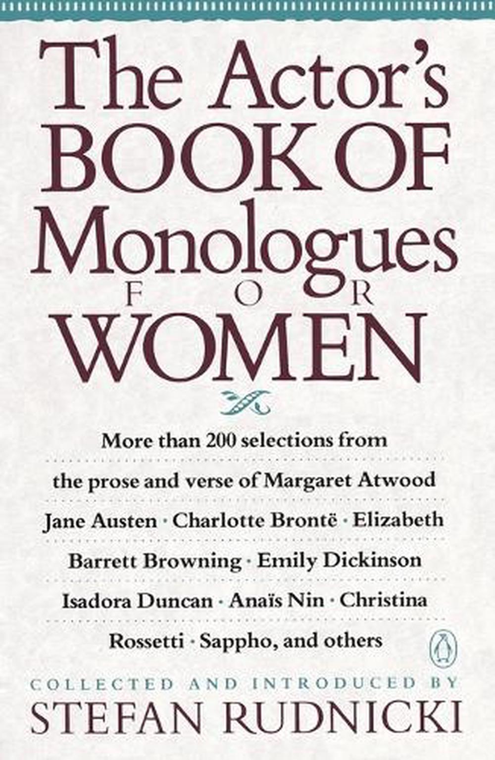 The Actor's Book of Monologues for Women by Stefan Rudnicki - ISBN: 9780140157871