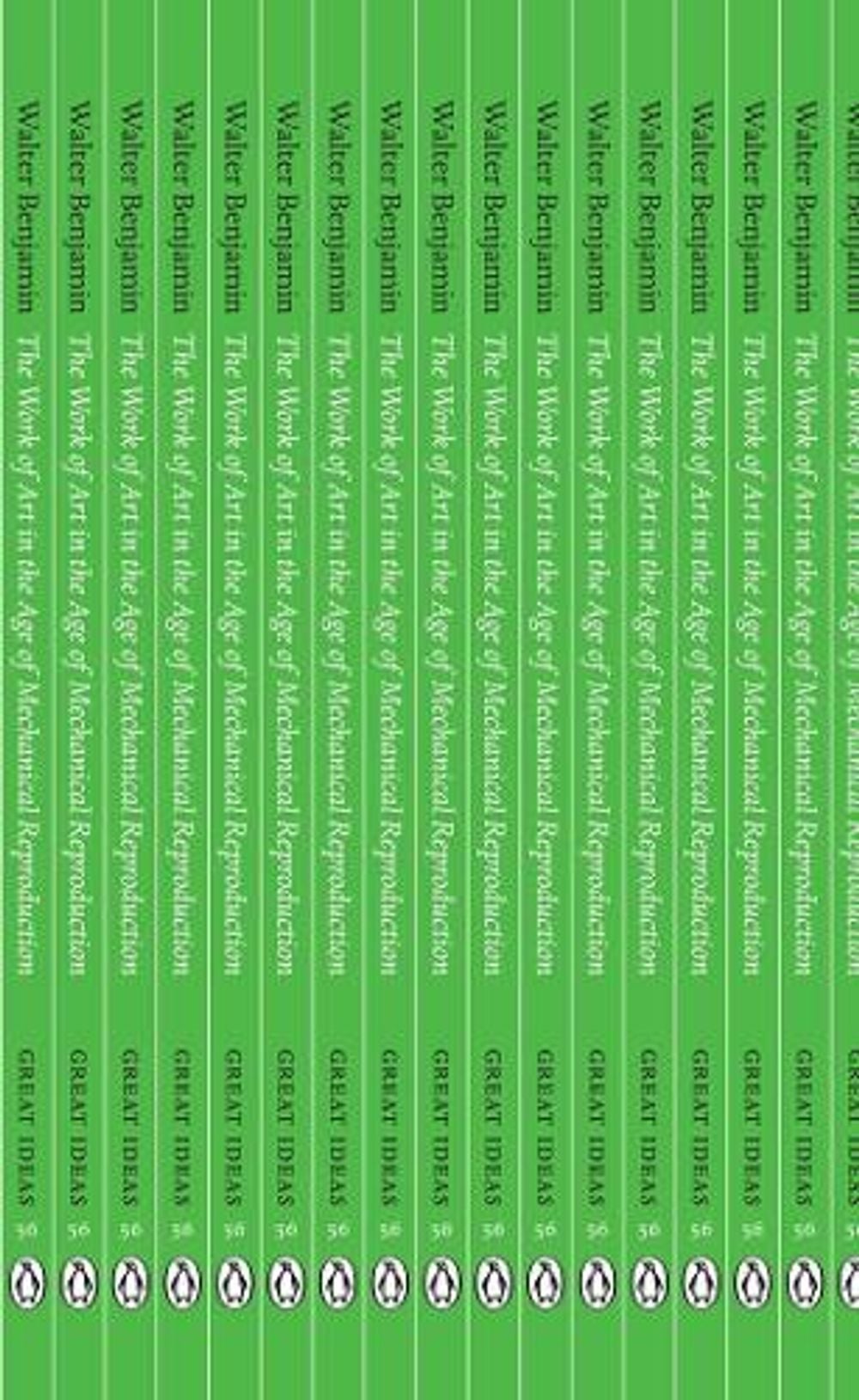 The Work of Art in the Age of Mechanical Reproduction by Walter Benjamin - ISBN: 9780141036199