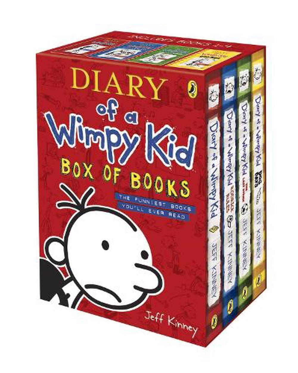 Diary of a Wimpy Kid Box of Books by Jeff Kinney, Book ...