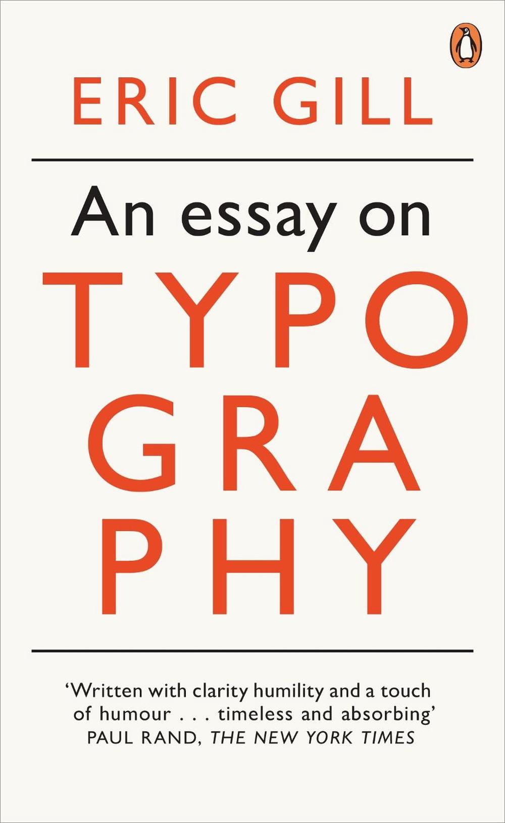 An Essay on Typography by Eric Gill - ISBN: 9780141393568