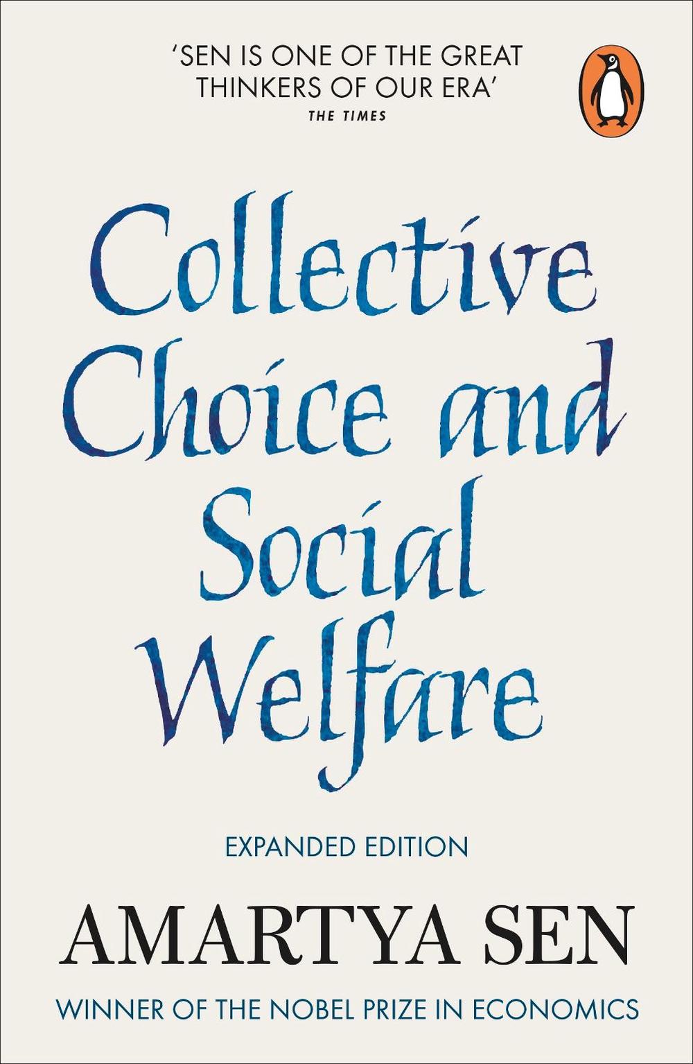 Collective Choice and Social Welfare, 9780141982502