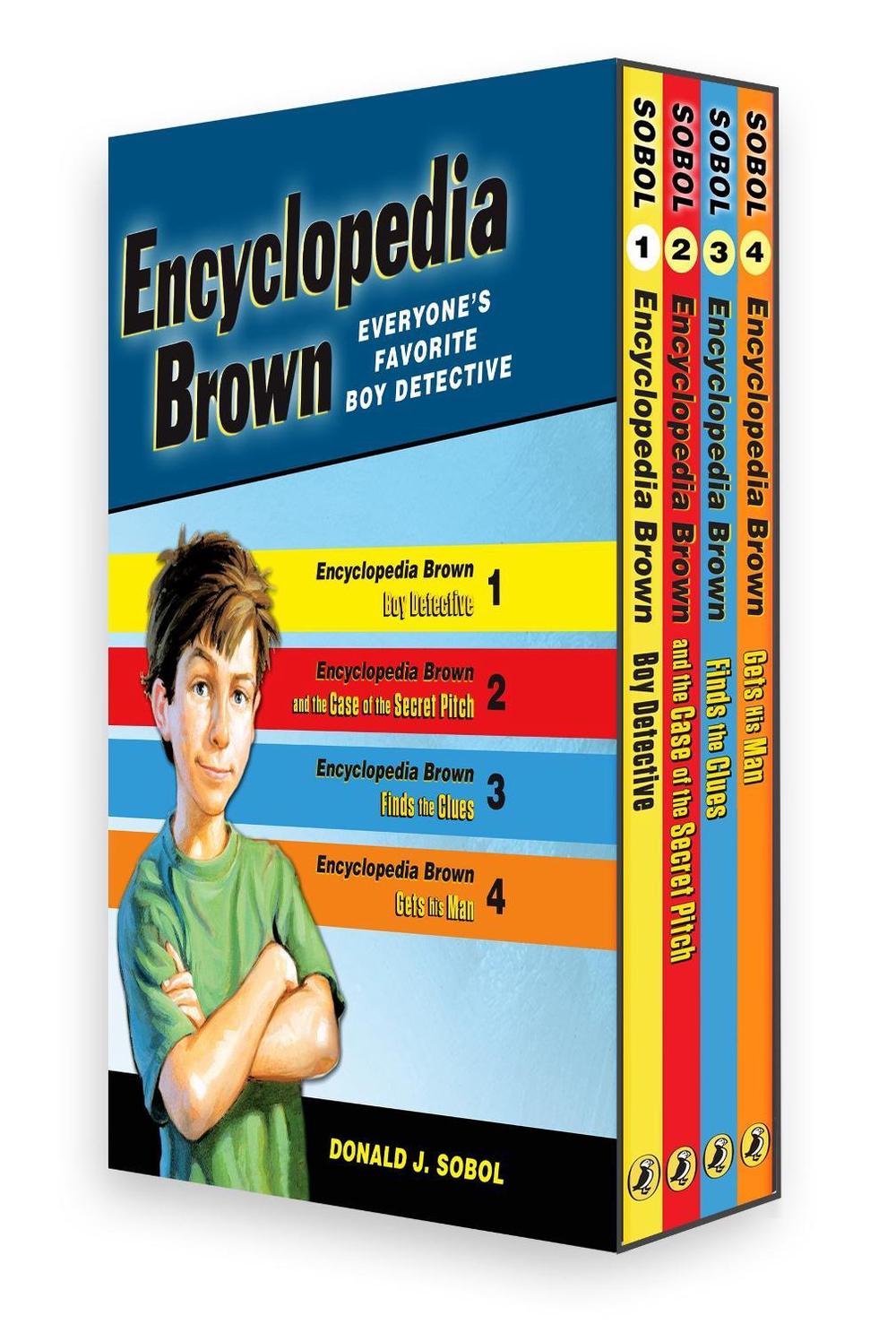 Encyclopedia Brown Box Set (4 Books), 9780142409855