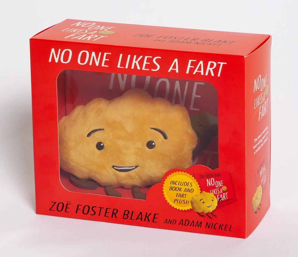 No One Likes a Fart hardback book and plush toy box set by Zoe Foster Blake - ISBN: 9780143794493
