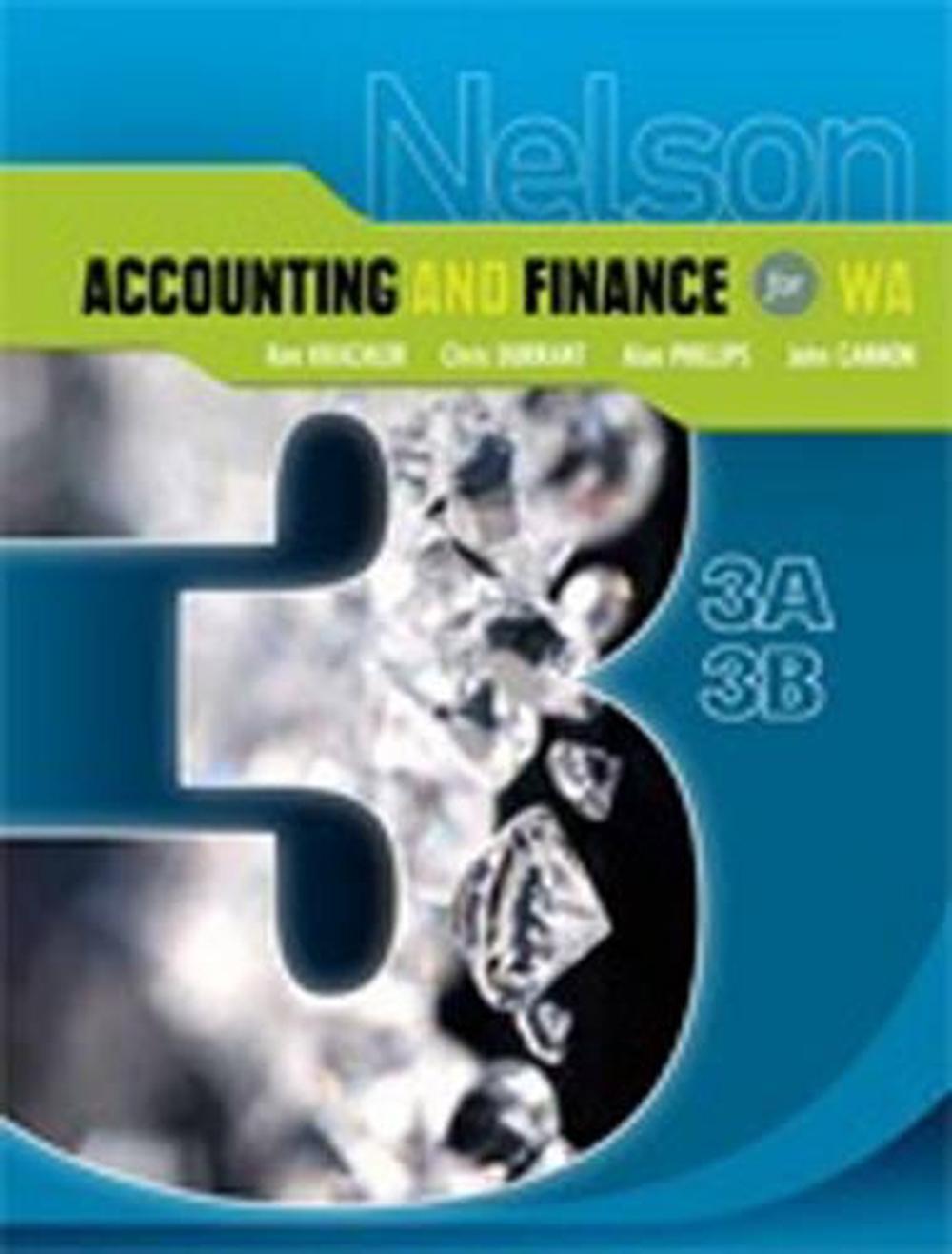 Nelson Accounting and Finance for WA 3A-3B, 9780170182058