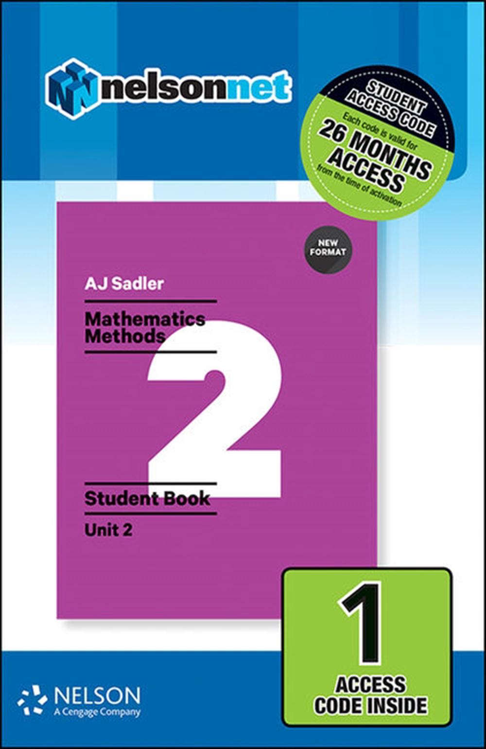 Mathematics Methods Unit 2 Revised 1st 1 Code Access Card by Alan J. Sadler, 9780170390460