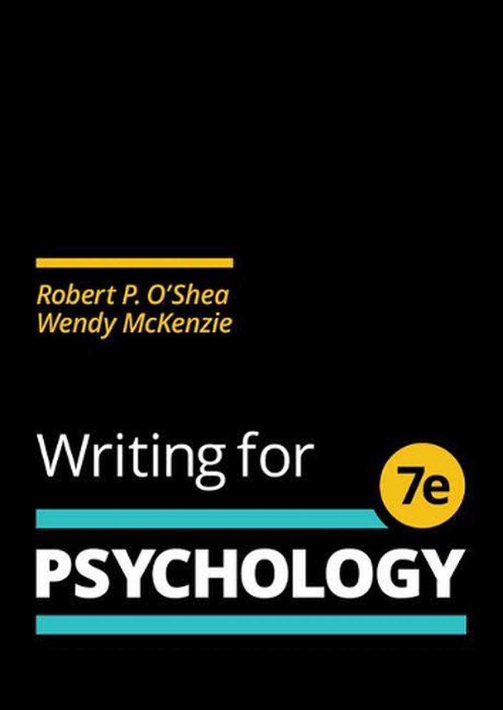Writing for Psychology, 7th Edition, 9780170441124
