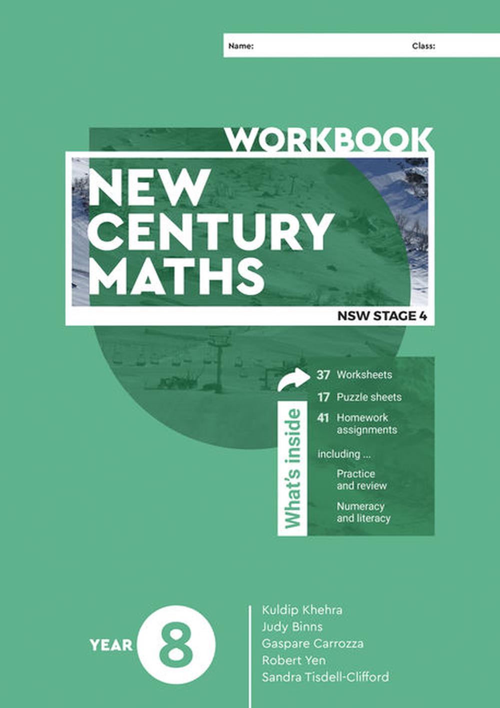 New Century Maths 8 WorkBook, 9780170453219
