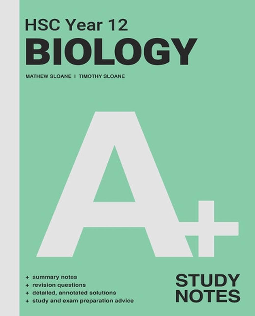 A+ HSC Biology Year 12 Study Notes, 9780170465267