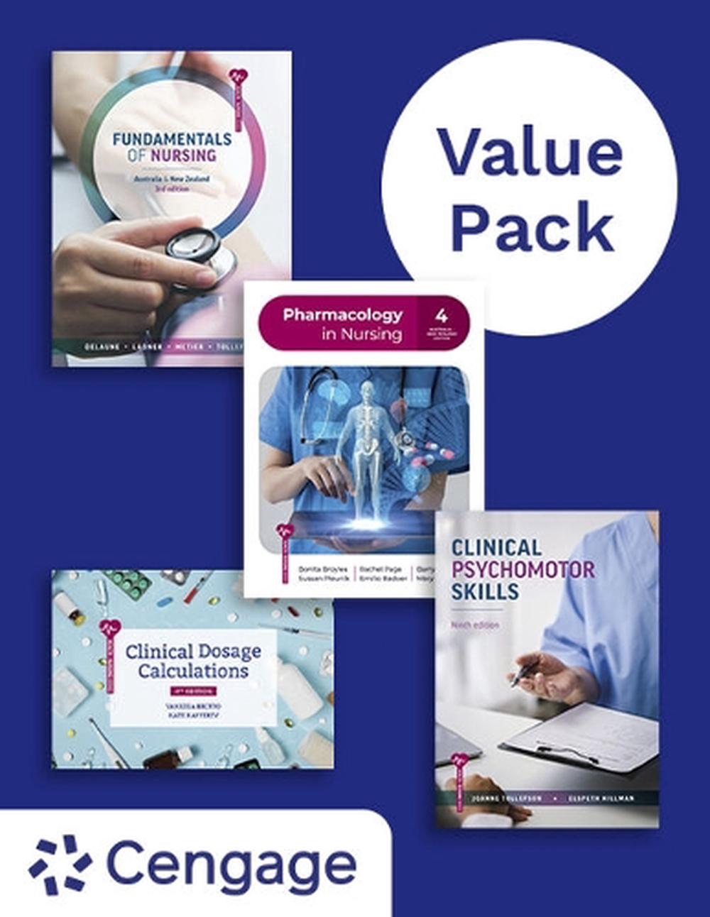 Value Pack: Pharmacology in Nursing 4e + Clinical Dosage Calculations 4e + Clinical Psychomotor Skills 9e + Fundamentals of Nursing 3e, 9780170478816