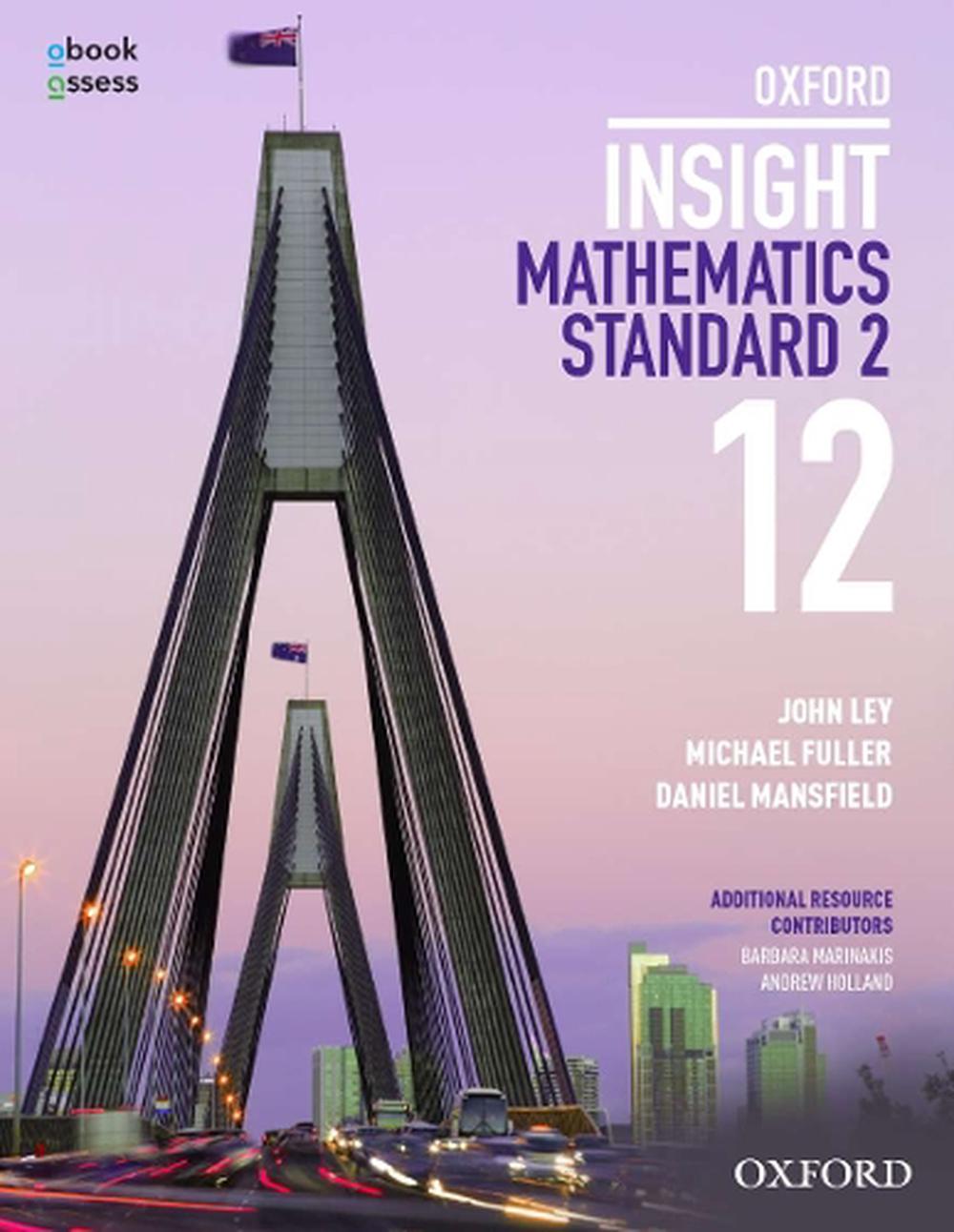 Oxford Insight Mathematics Standard 2 Year 12 Student book + obook assess, 3rd Edition, 9780190312145