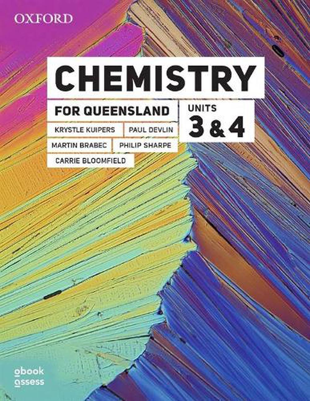 Chemistry for Queensland Units 3&4 Student book + obook assess, 9780190313449