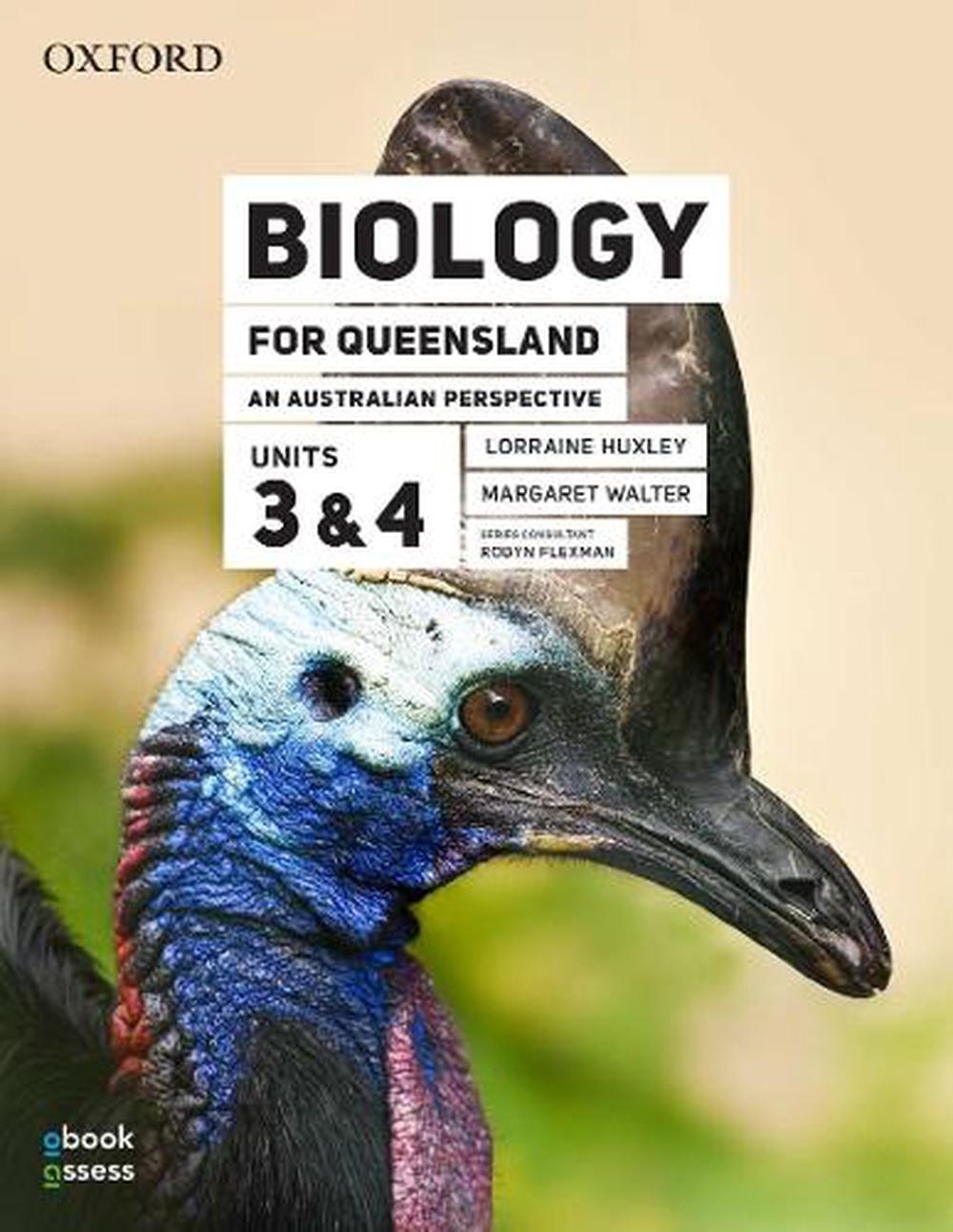 Biology for QLD an Australian Perspective Units 3&4 3E Student book+obook assess, 3rd Edition, 9780190313548