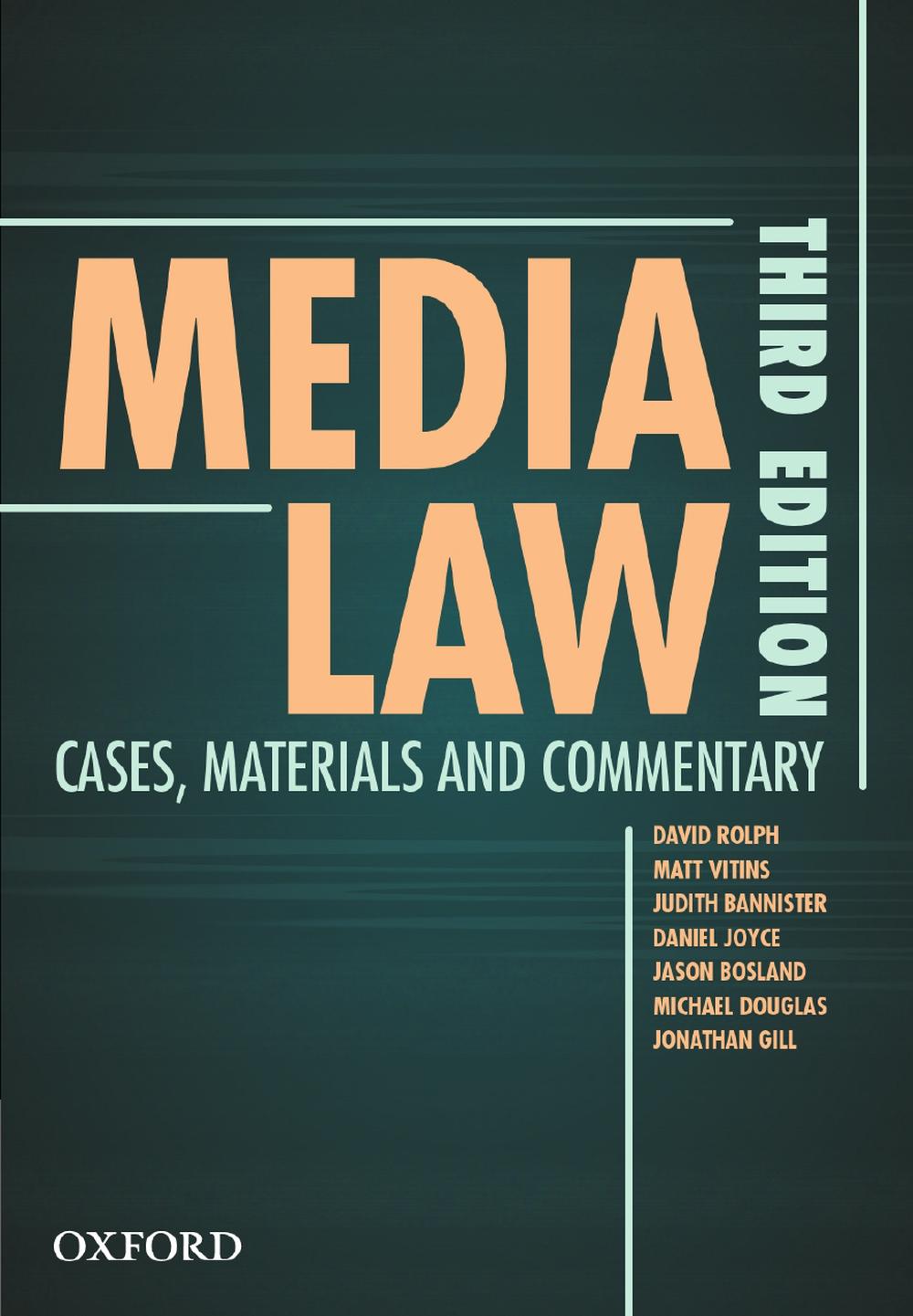 Media Law, 9780190323868