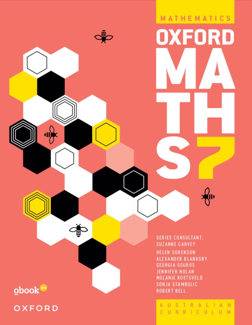 Oxford Maths 7 Student Book+obook pro by Garvey - ISBN: 9780190332822