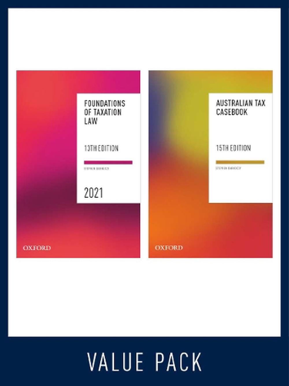 Swinburne University Tax Pack 2021, 9780190333690