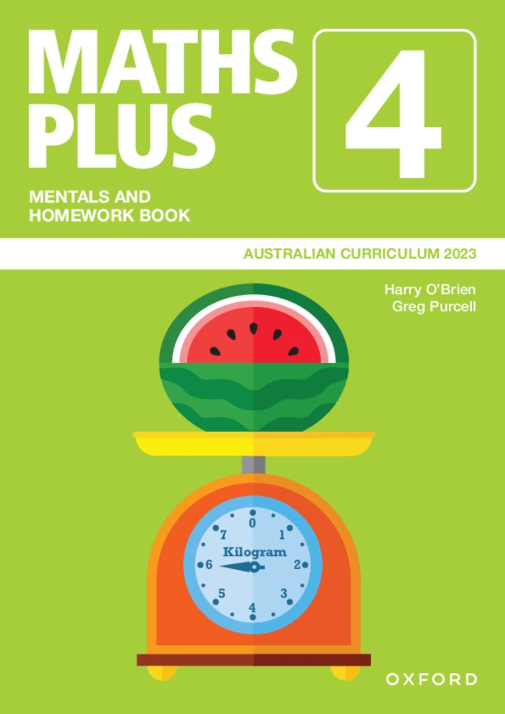 Maths Plus Australian Curriculum Mentals and Homework Book Year 4, 9780190337551