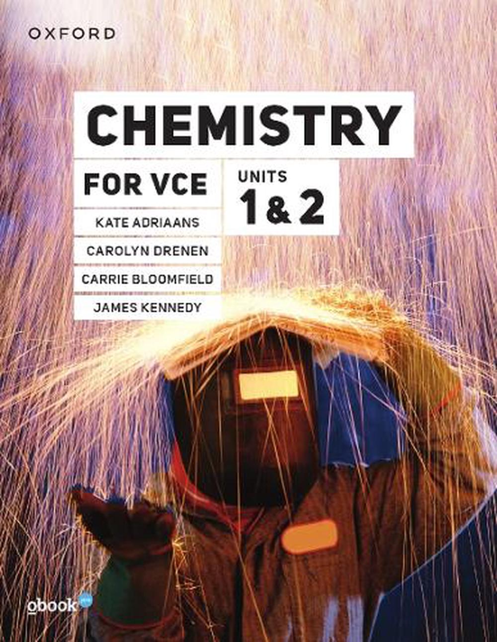 Chemistry for VCE Units 1 & 2 Student Book+obook pro, 9780190337933