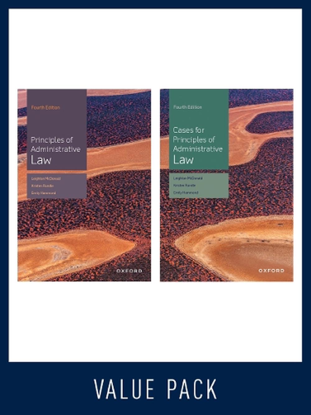 Principles of Administrative Law Fourth Edition Value Pack, 9780190338626