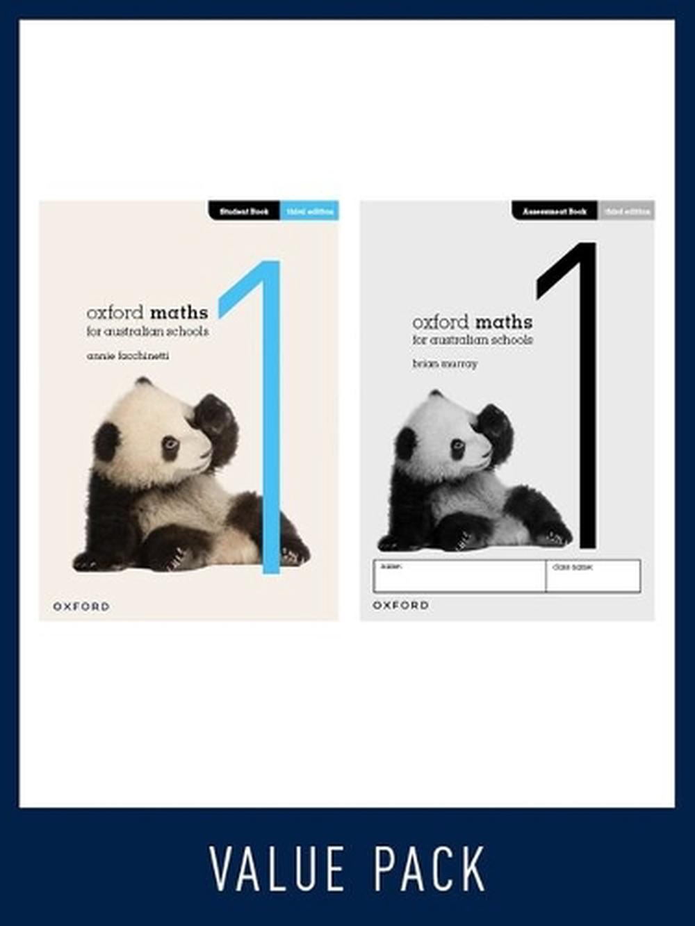 Oxford Maths for Australian Schools Value Pack Year 1, 3rd Edition by Annie Facchinetti - ISBN: 9780190341855