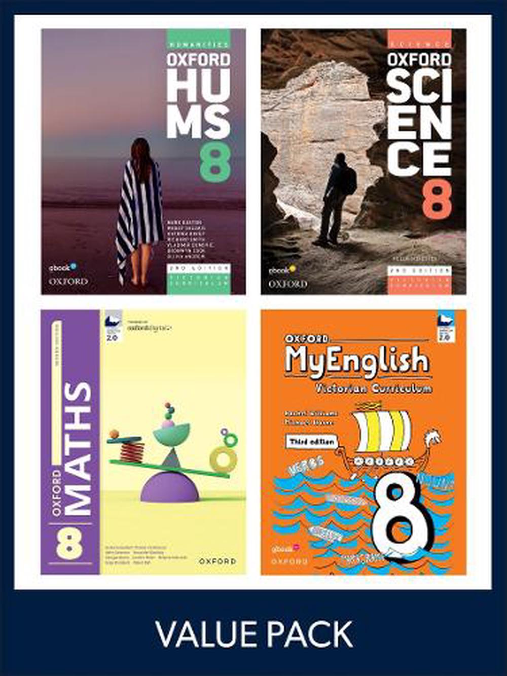 Oxford Value Pack Victorian Curriculum 8 2025 (print+1yr essential licence), 9780190345846