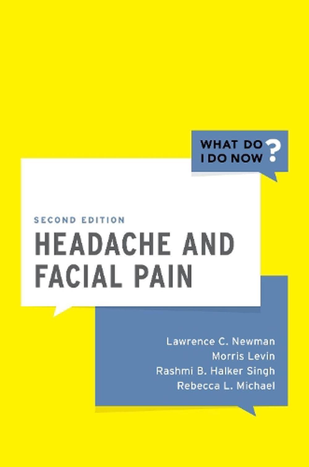 Headache And Facial Pain By Lawrence Newman Paperback 9780190842130 