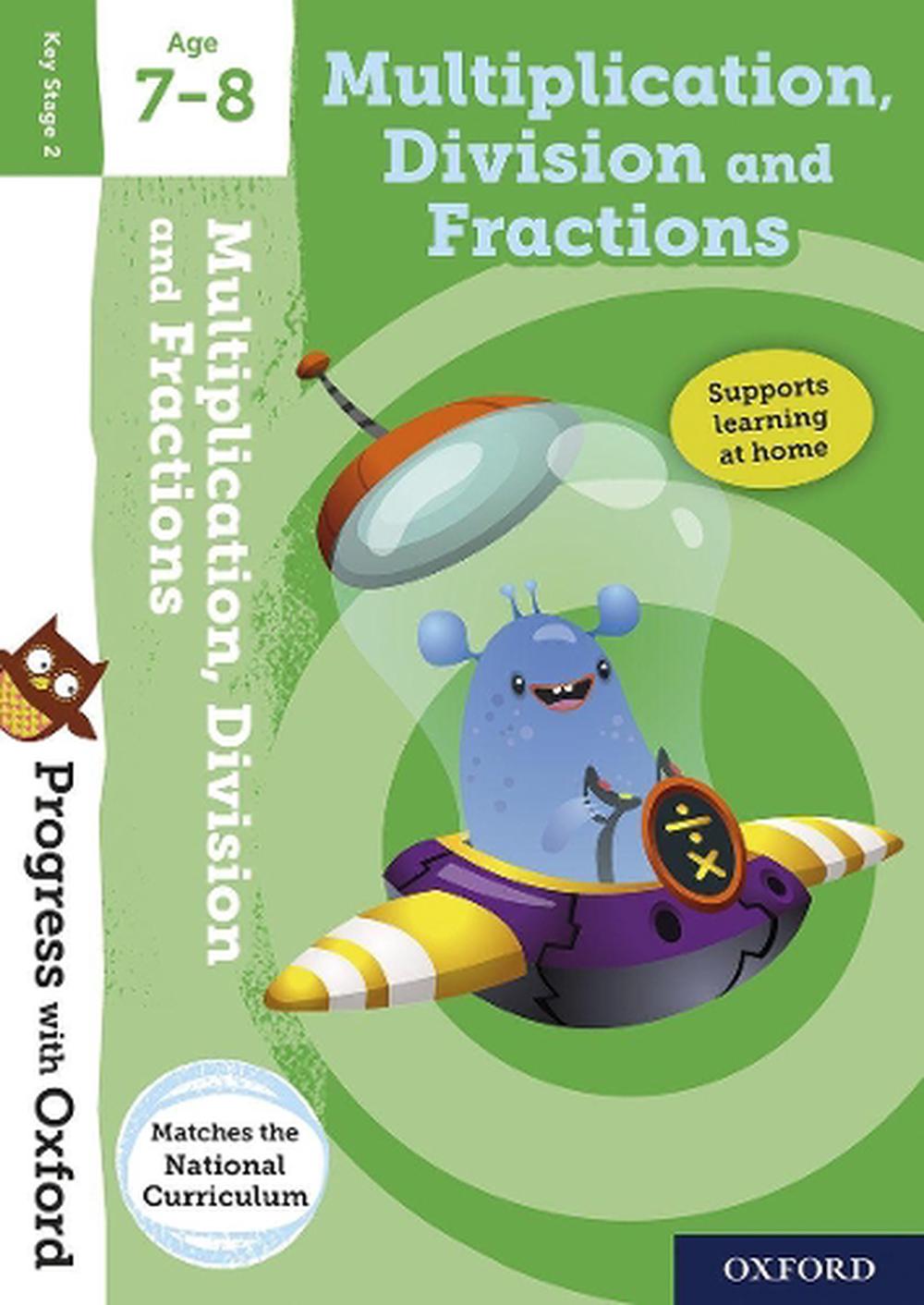 Progress with Oxford: Multiplication, Division and Fractions Age 7-8, 9780192768261