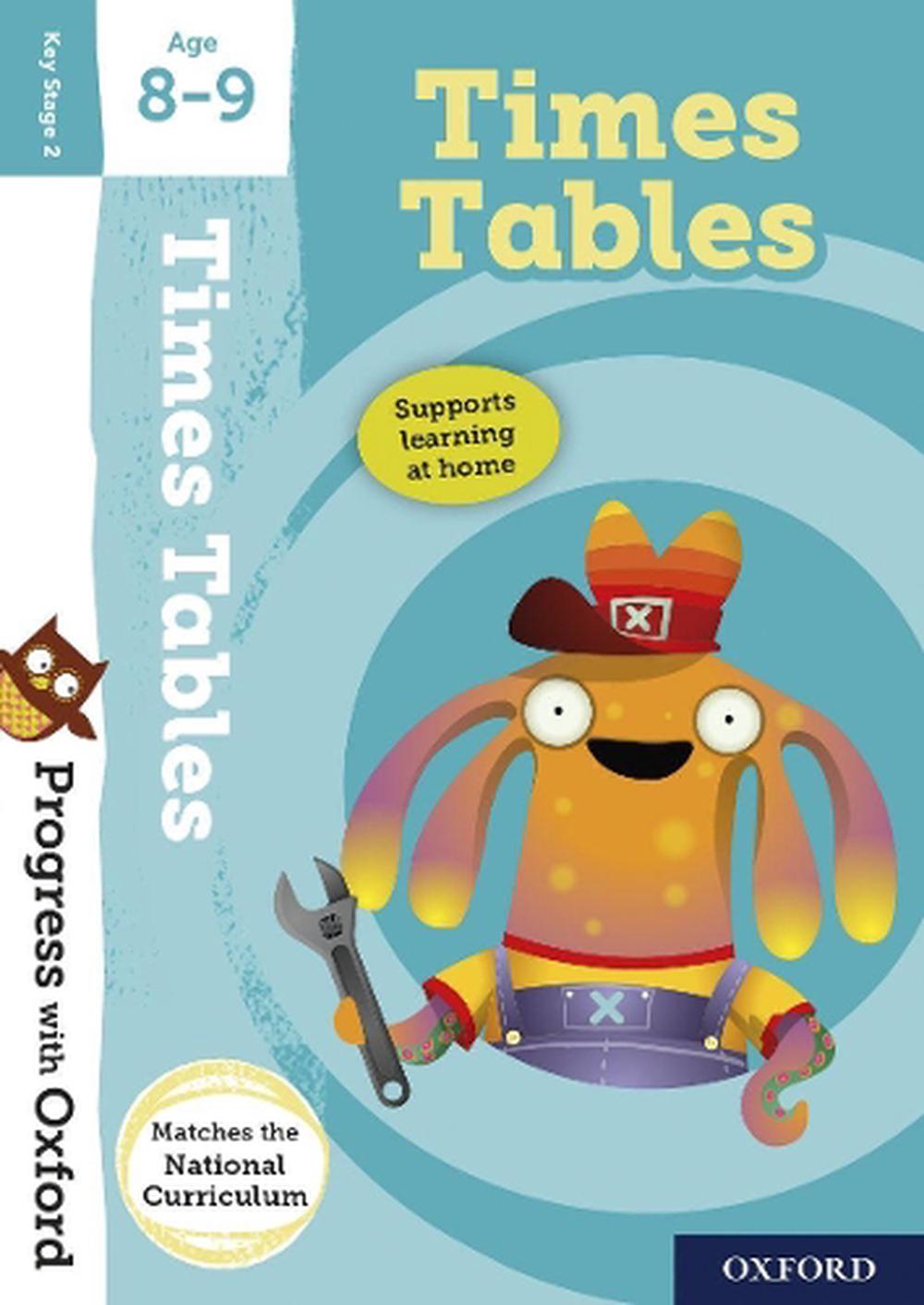 Progress with Oxford:: Times Tables Age 8-9, 1st Edition, 9780192772718