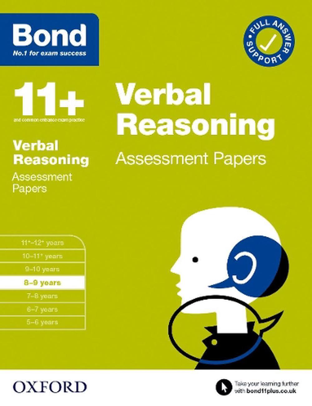 Bond 11+: Bond 11+ Verbal Reasoning Assessment Papers 8-9 years (for GL Assessment & other 11 plus exams), 9780192779915