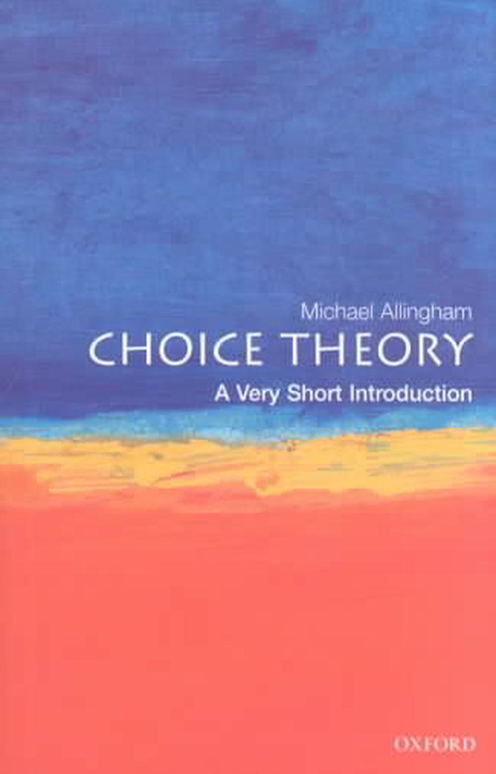 Choice Theory, 9780192803030