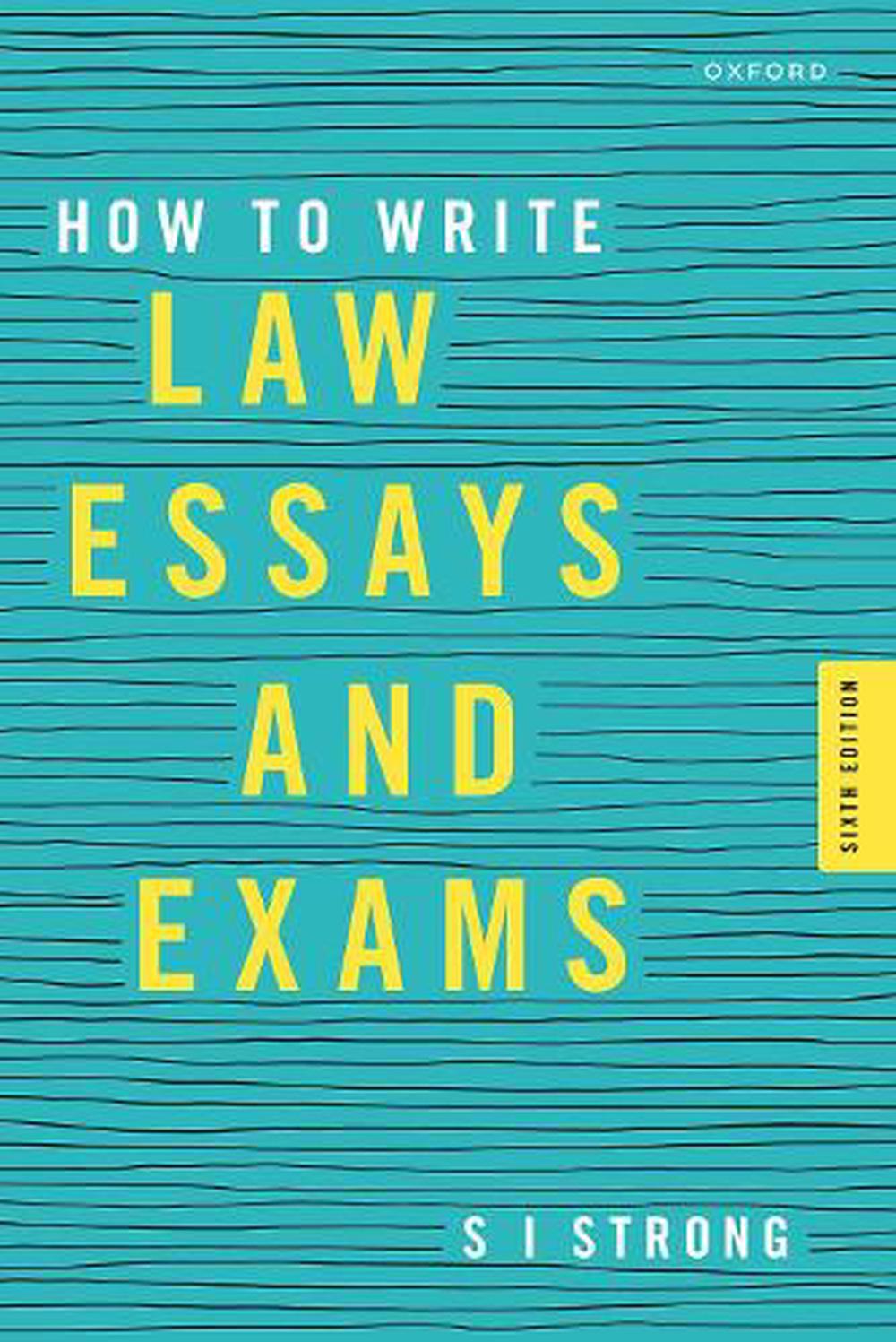 How to Write Law Essays & Exams, 9780192848659