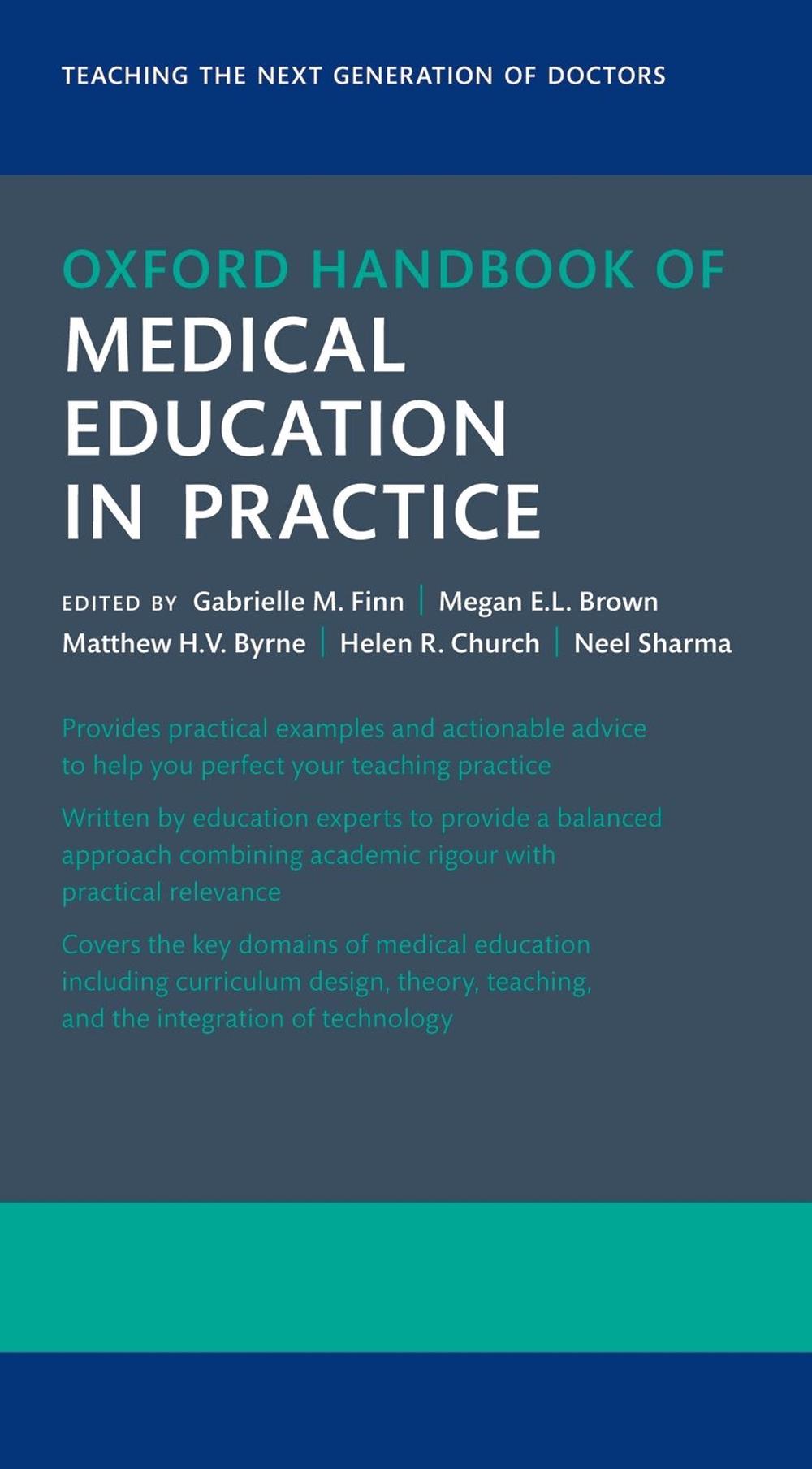 Oxford Handbook of Medical Education in Practice, 9780192848710